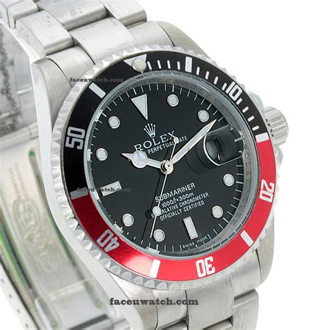 rolex submariner black and red bezel